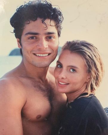 An old picture of Marilisa Maronesse and her husband Chayanne.